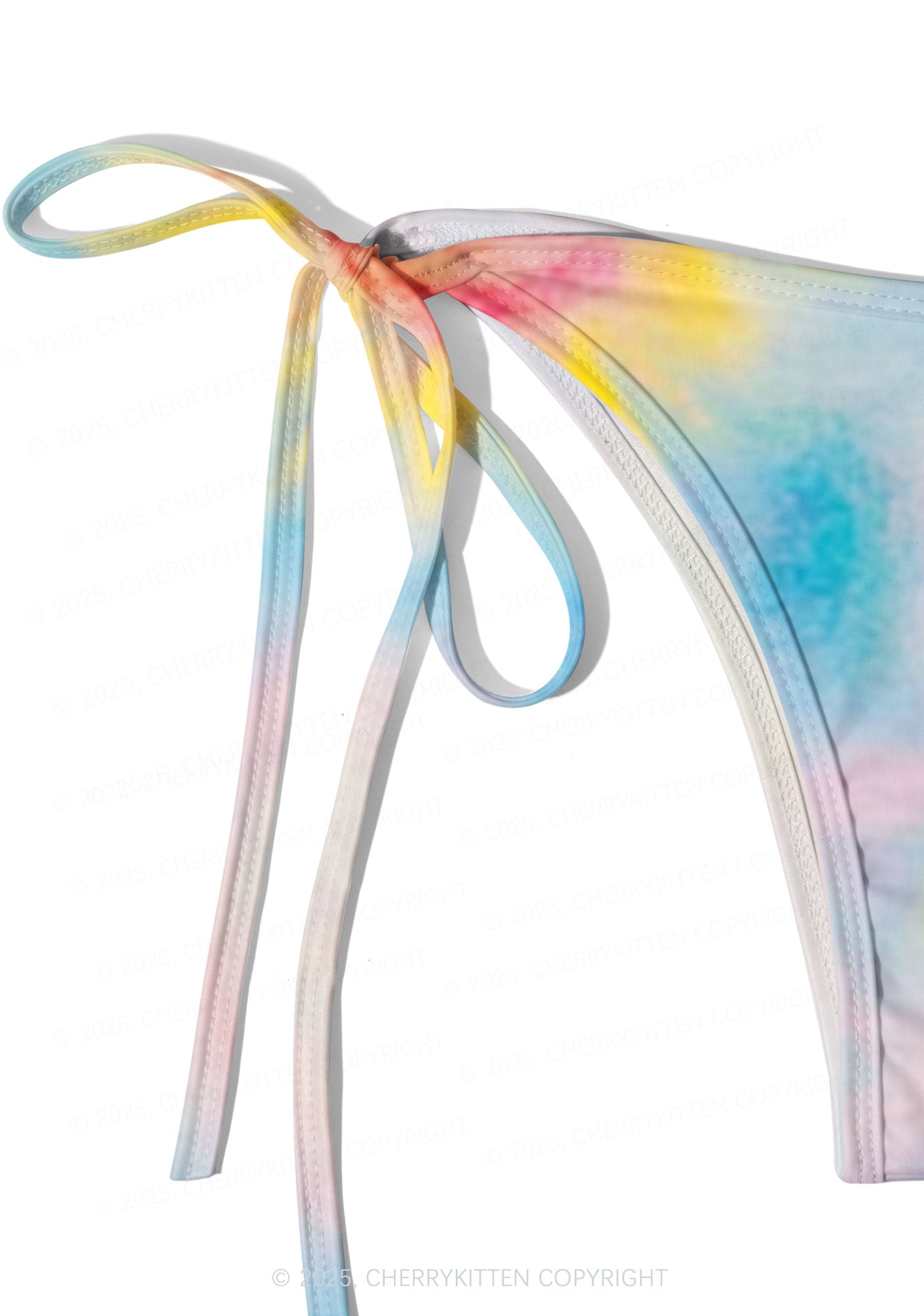 Flower Art Y2K Print Bikini Set Cherrykitten