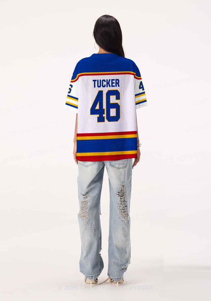 Retro White Hockey Team JT Y2K Sport Jersey Shirts Cherrykitten