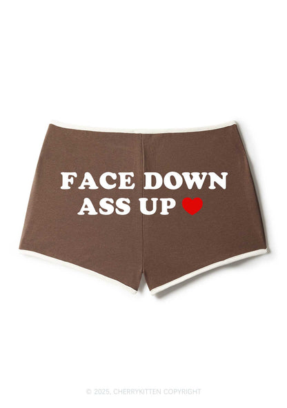 Face Down Y2K Booty Shorts Cherrykitten