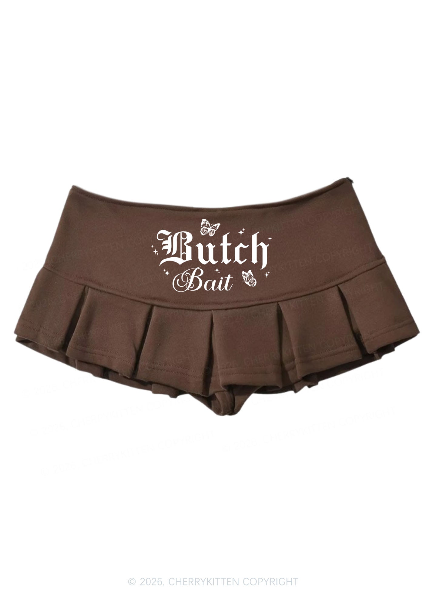 Butch Bait Pride Y2K Mini Pleated Skirts Cherrykitten