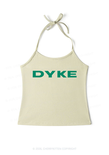 DYKE Pride Y2K Halter Neck Cami Cherrykitten