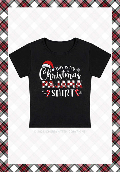 My Christmas Shirt Baby Tee Cherrykitten