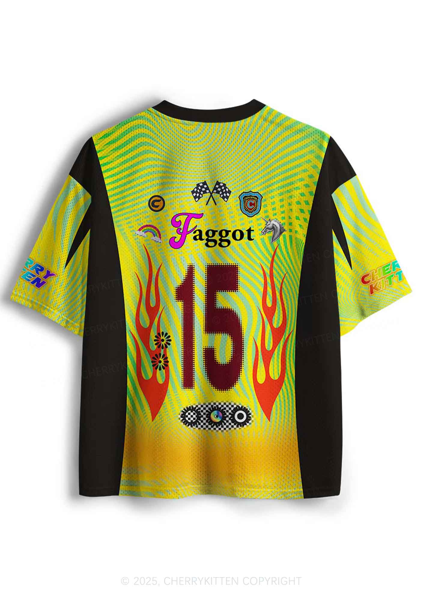 Custom Faggot Pride Y2K Sport Jersey Shirts Cherrykitten