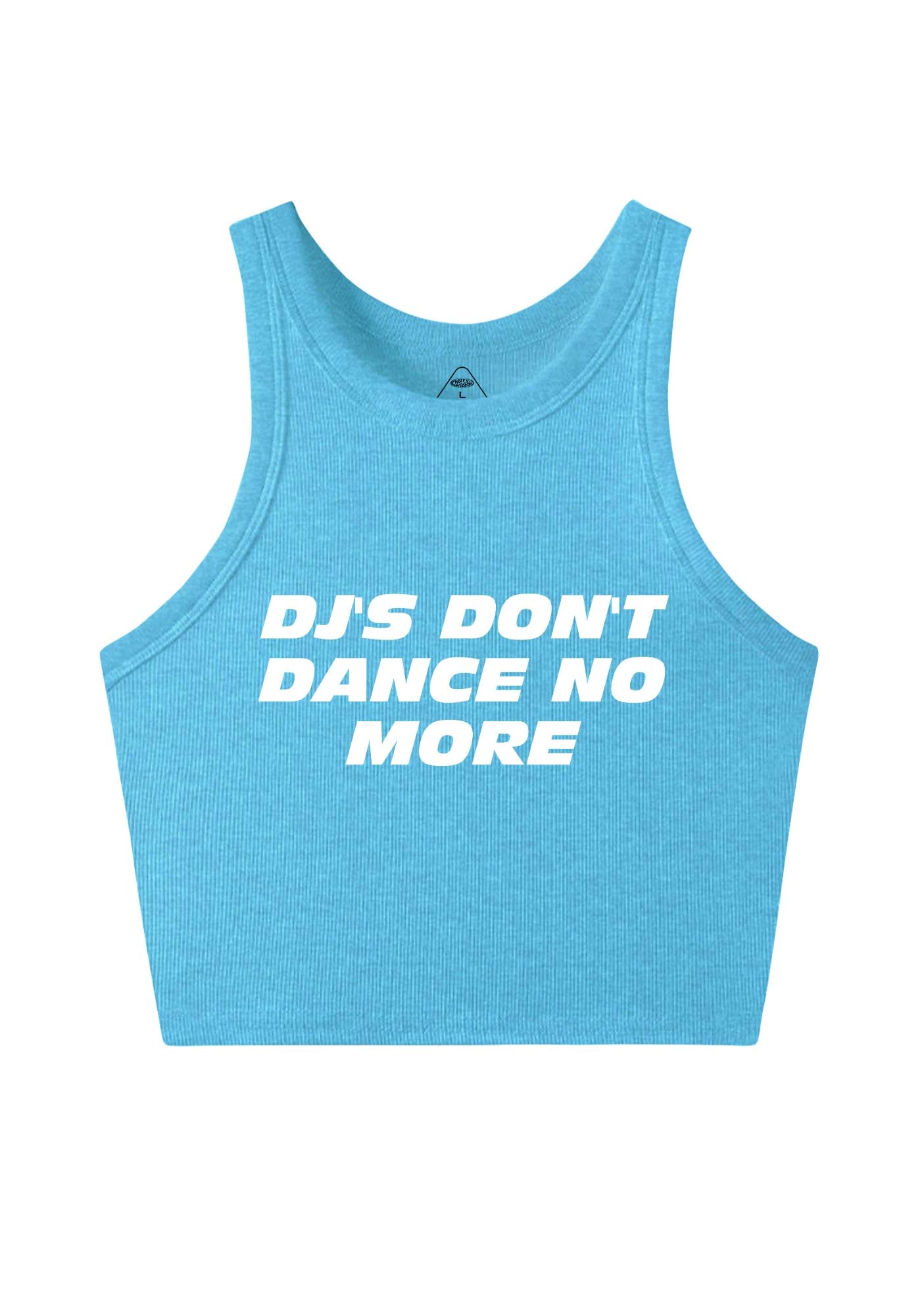 DJs Dont Dance No More Y2K Crop Tank Top Cherrykitten