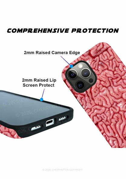 Halloween Fleshy Brain Texture Y2K Phone Case Cherrykitten
