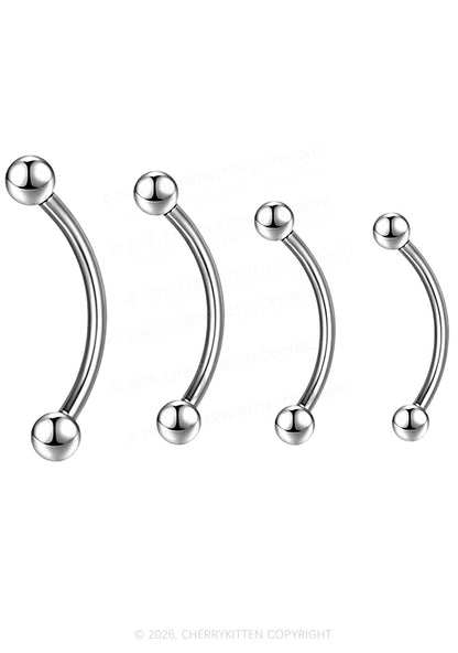 1pc Titanium Eyebrow Ring Y2K Piercing Cherrykitten