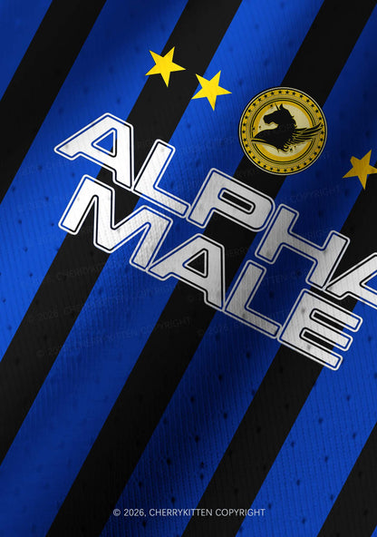 Star Alpha Male Y2K Crop Football Jersey Shirts Cherrykitten