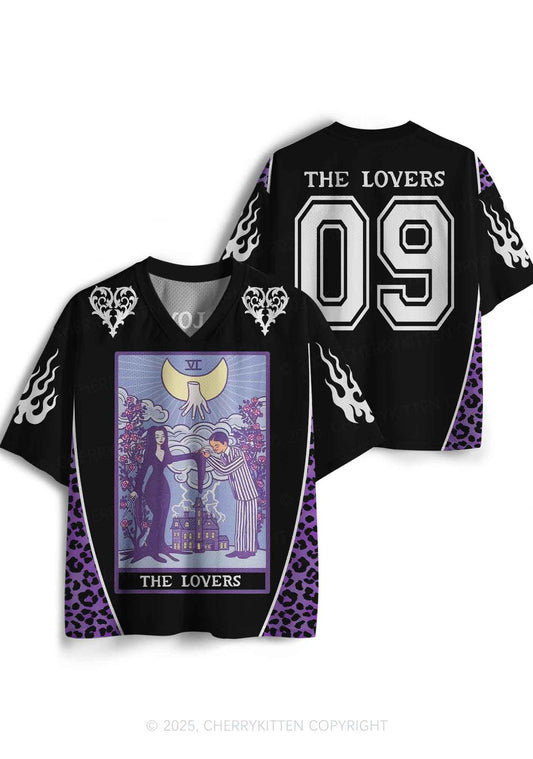 Custom Halloween Black The Lovers Y2K Sport Jersey Shirts Cherrykitten