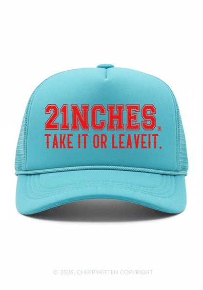 Take It Or Leave It Y2K Trucker Hat Cherrykitten