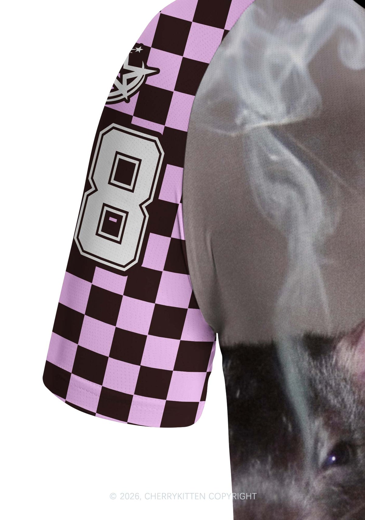 Smoking Rats Y2K Football Jersey Shirts Cherrykitten