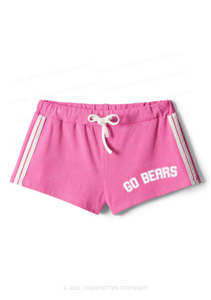 Custom Slogan Y2K Drawstring Mini Shorts Cherrykitten