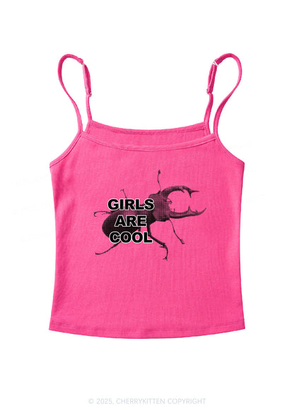 Beetle Girls Are Cool Y2K Spaghetti Strap Cami Cherrykitten