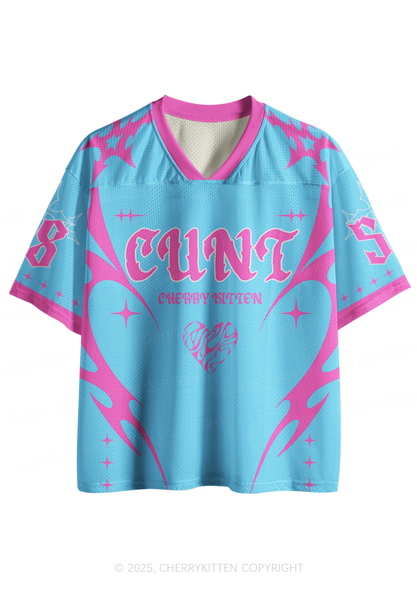 Custom Blue Star Cxxt Y2K Sport Jersey Shirts Cherrykitten