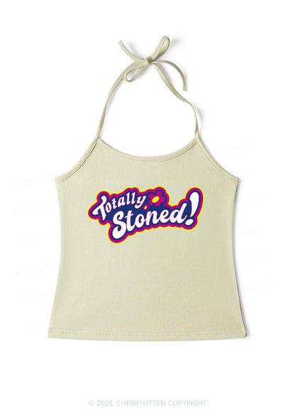 Totally Stoned Y2K Halter Neck Cami Cherrykitten