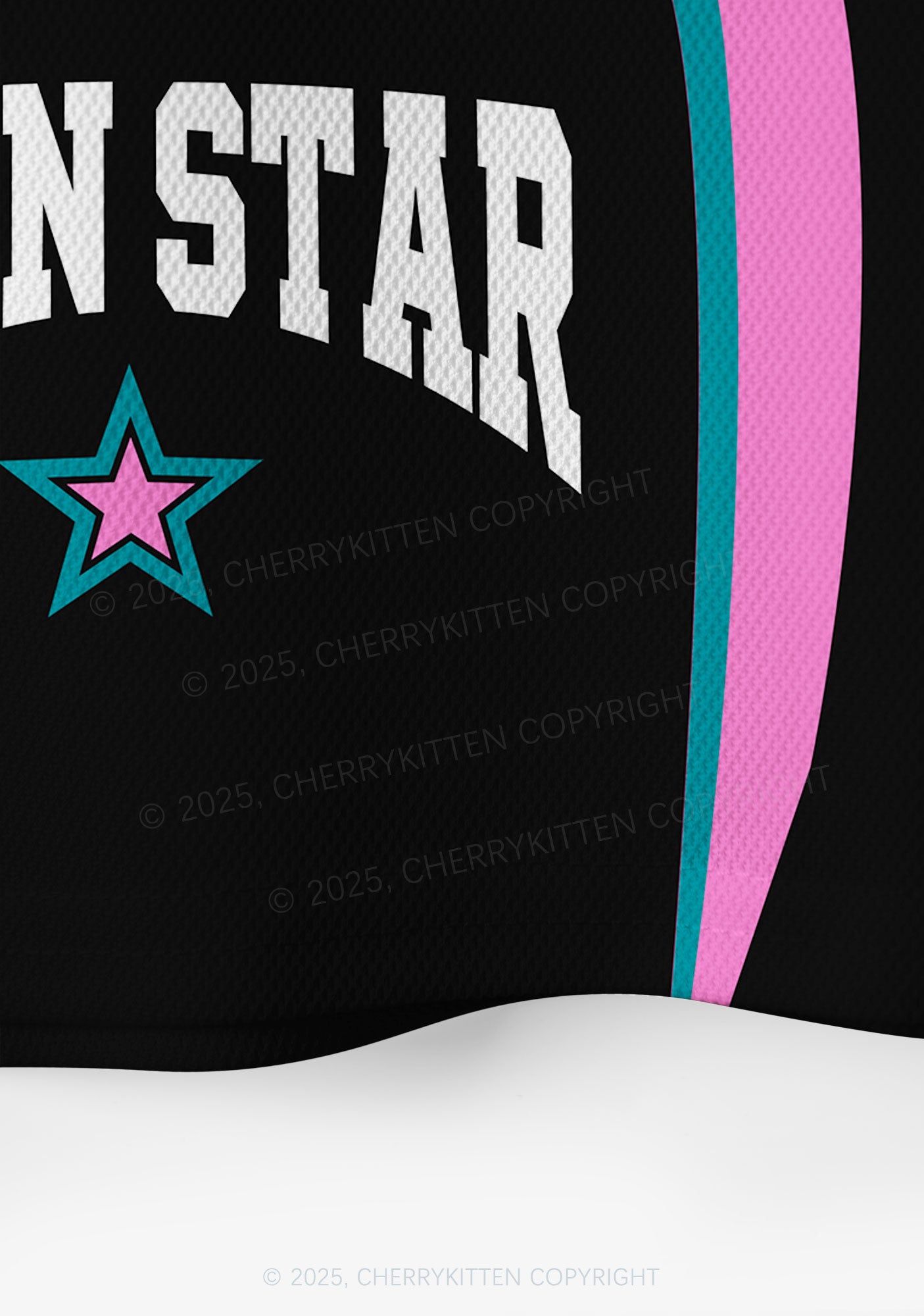 Custom Pxrn Star Y2K Crop Sport Jersey Shirts Cherrykitten
