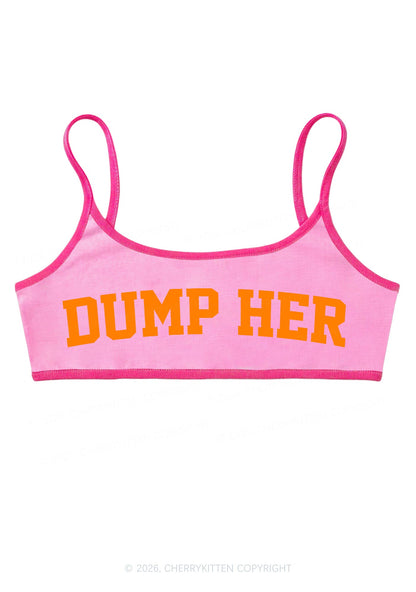 Dump Her Y2K Super Crop Cami Cherrykitten