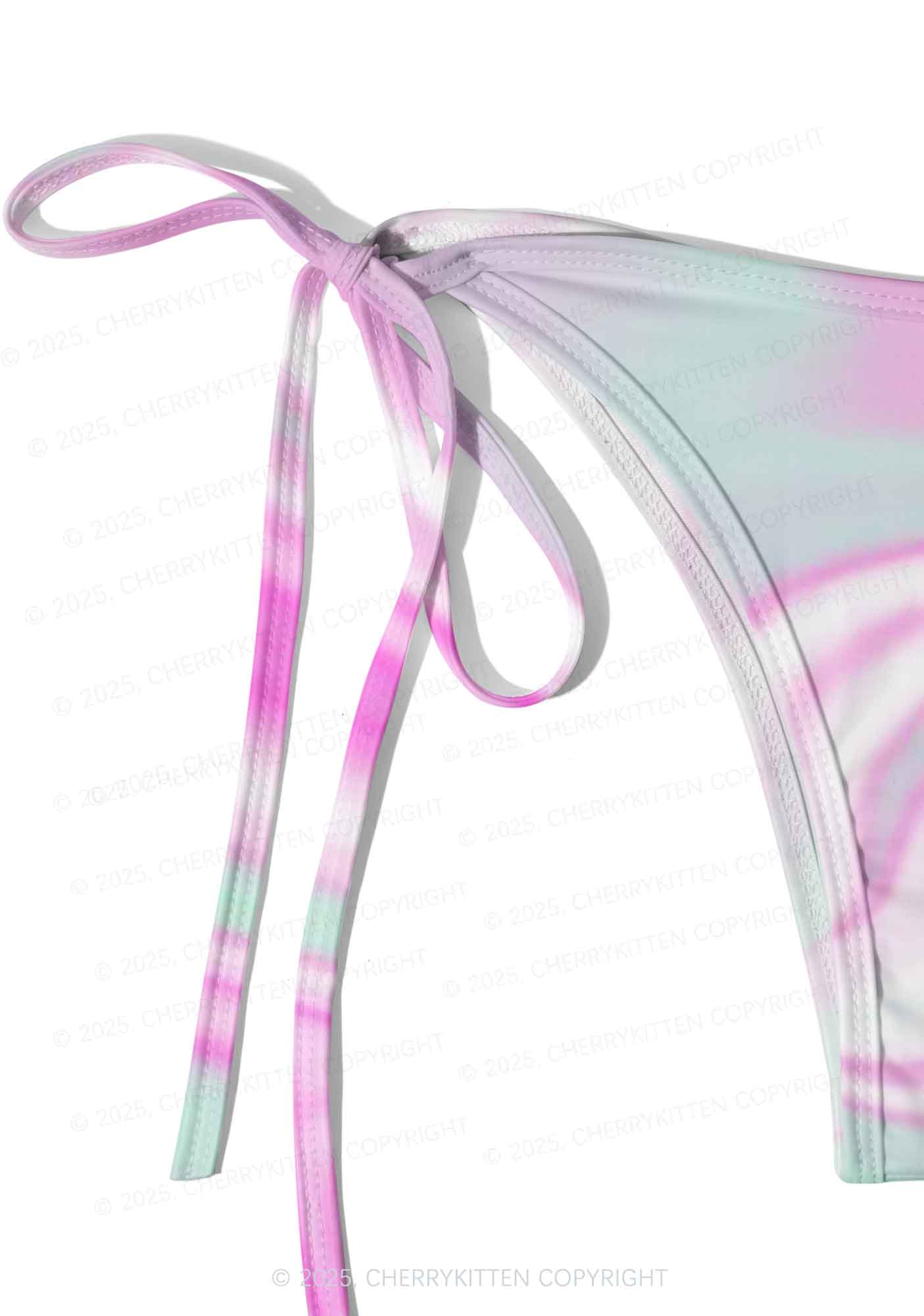 Fluid Waves Y2K Print Bikini Set Cherrykitten