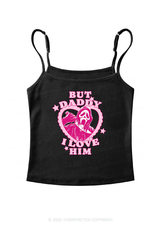 Halloween Daddy Love Horror Y2K Spaghetti Strap Cami Cherrykitten