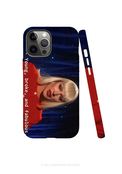 Young Broke And Fabulous Y2K Phone Case Cherrykitten