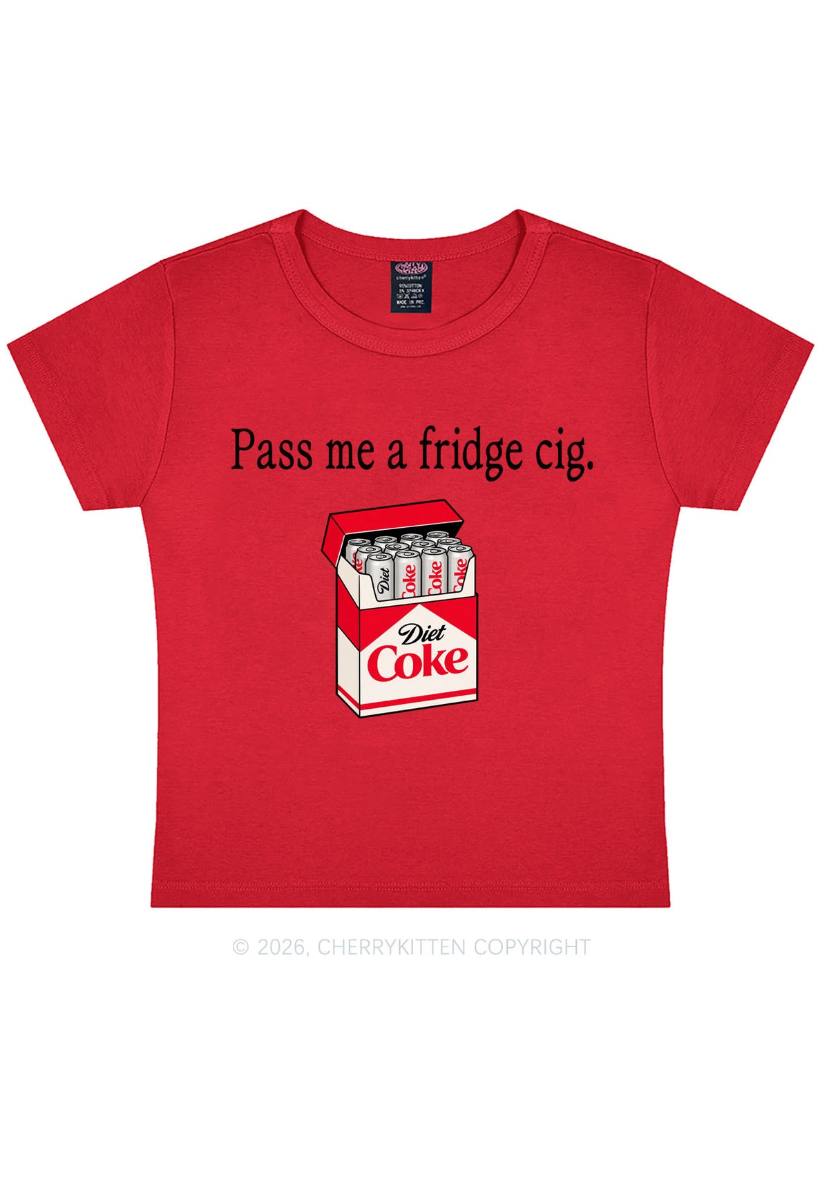 Pass Me Fridge Cig Y2K Baby Tee Cherrykitten