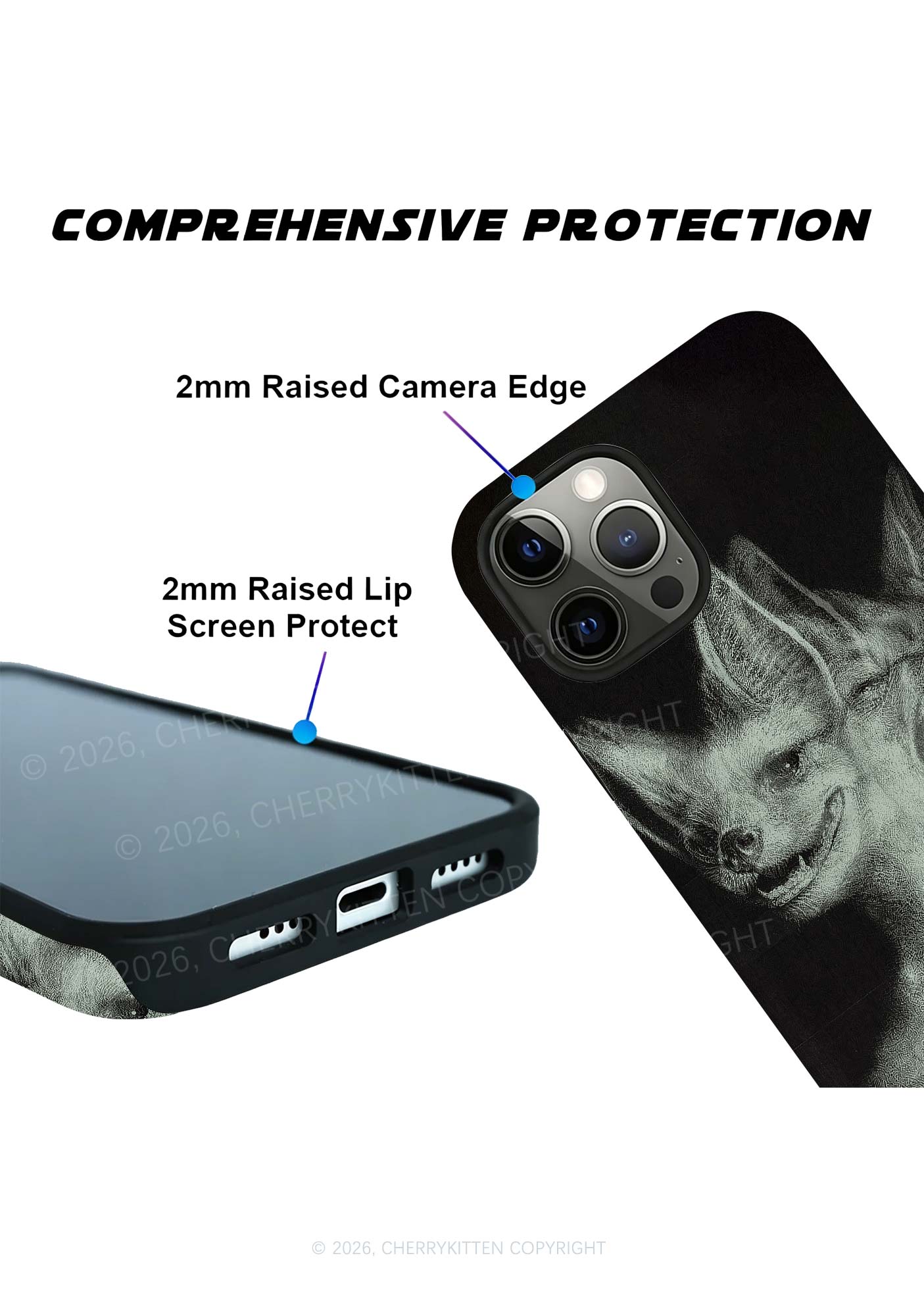 Halloween Two Head Monster Y2K Phone Case Cherrykitten