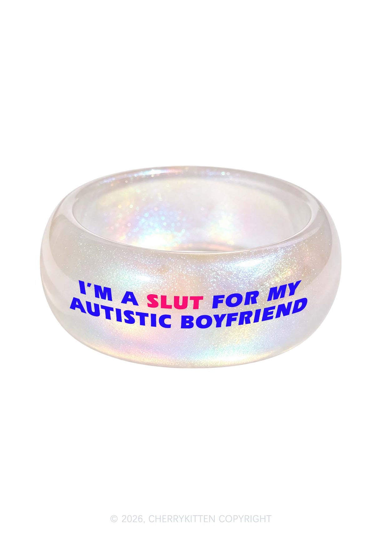 Slxt For My Autistic BF Y2K Cuff Bangle Cherrykitten