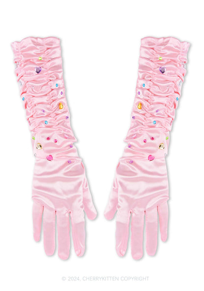 Halloween Pink Diamond Y2K Gloves Cherrykitten