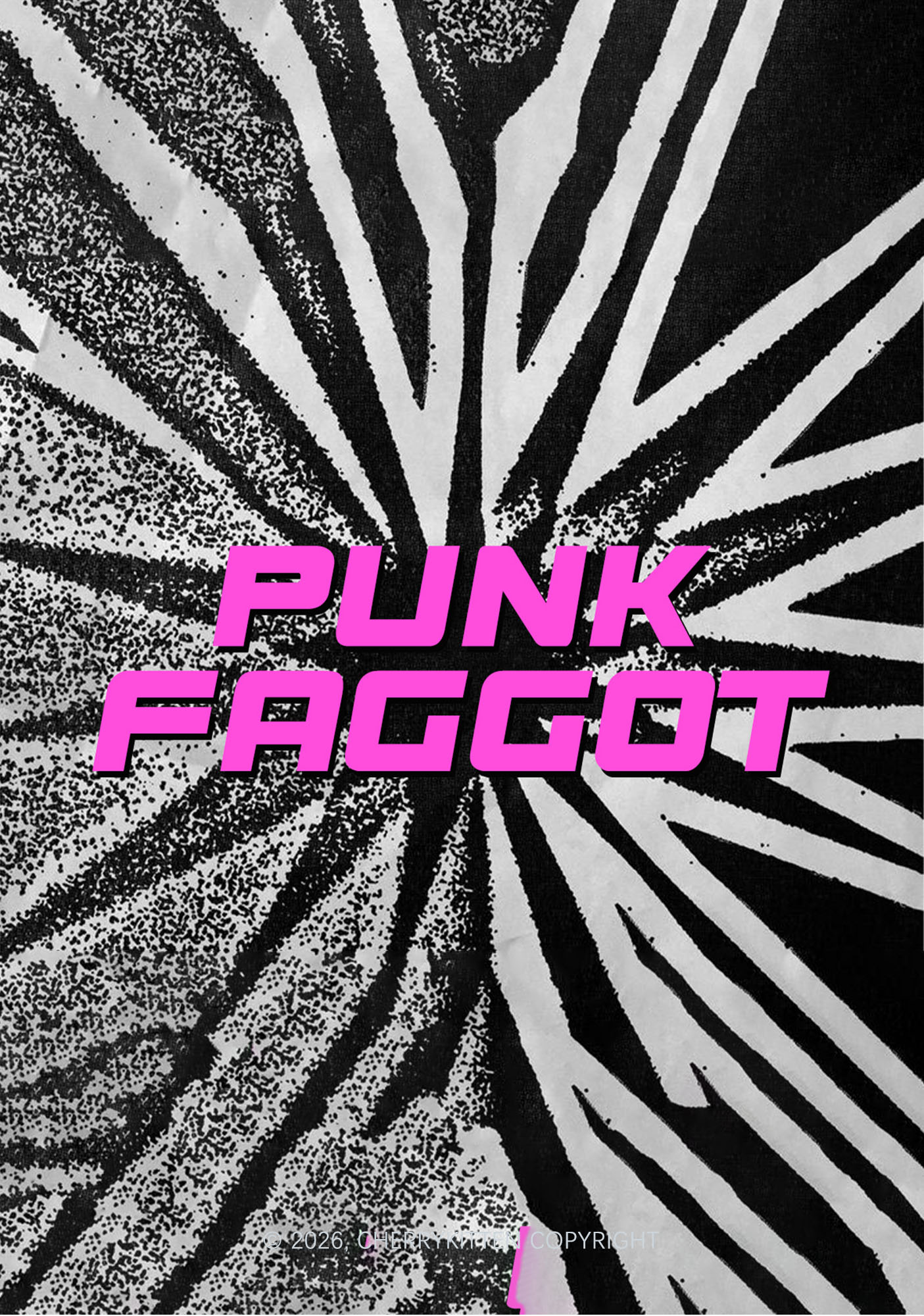 Punk Faggot Stripes Pride 1Pc Y2K Pin Badge Cherrykitten