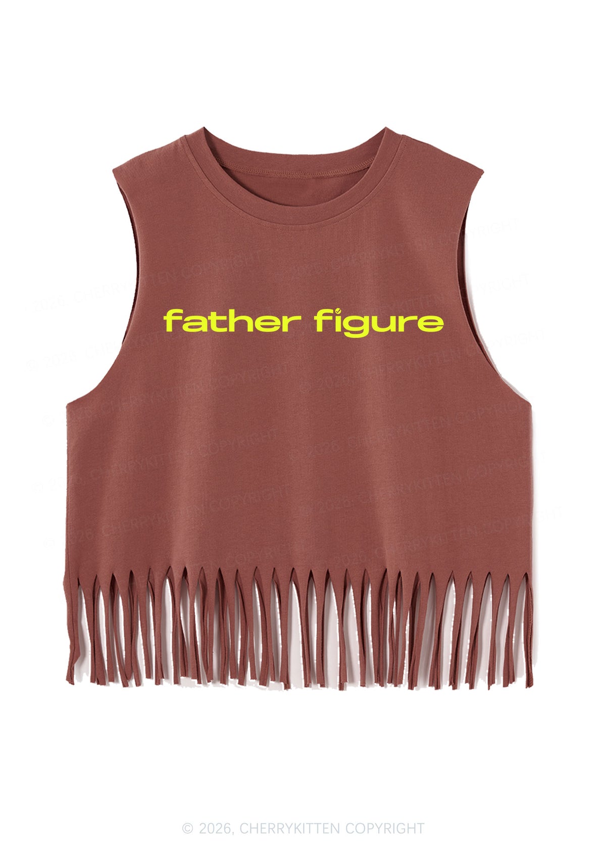 Father Figure Y2K Fringe Tank Top Cherrykitten
