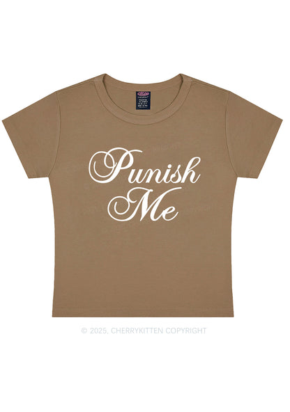 Punish Me Y2K Baby Tee Cherrykitten