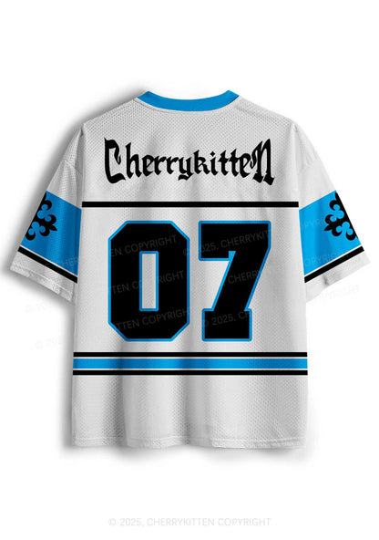 Custom Smoke Blunt Y2K Mesh Jersey Shirts Cherrykitten