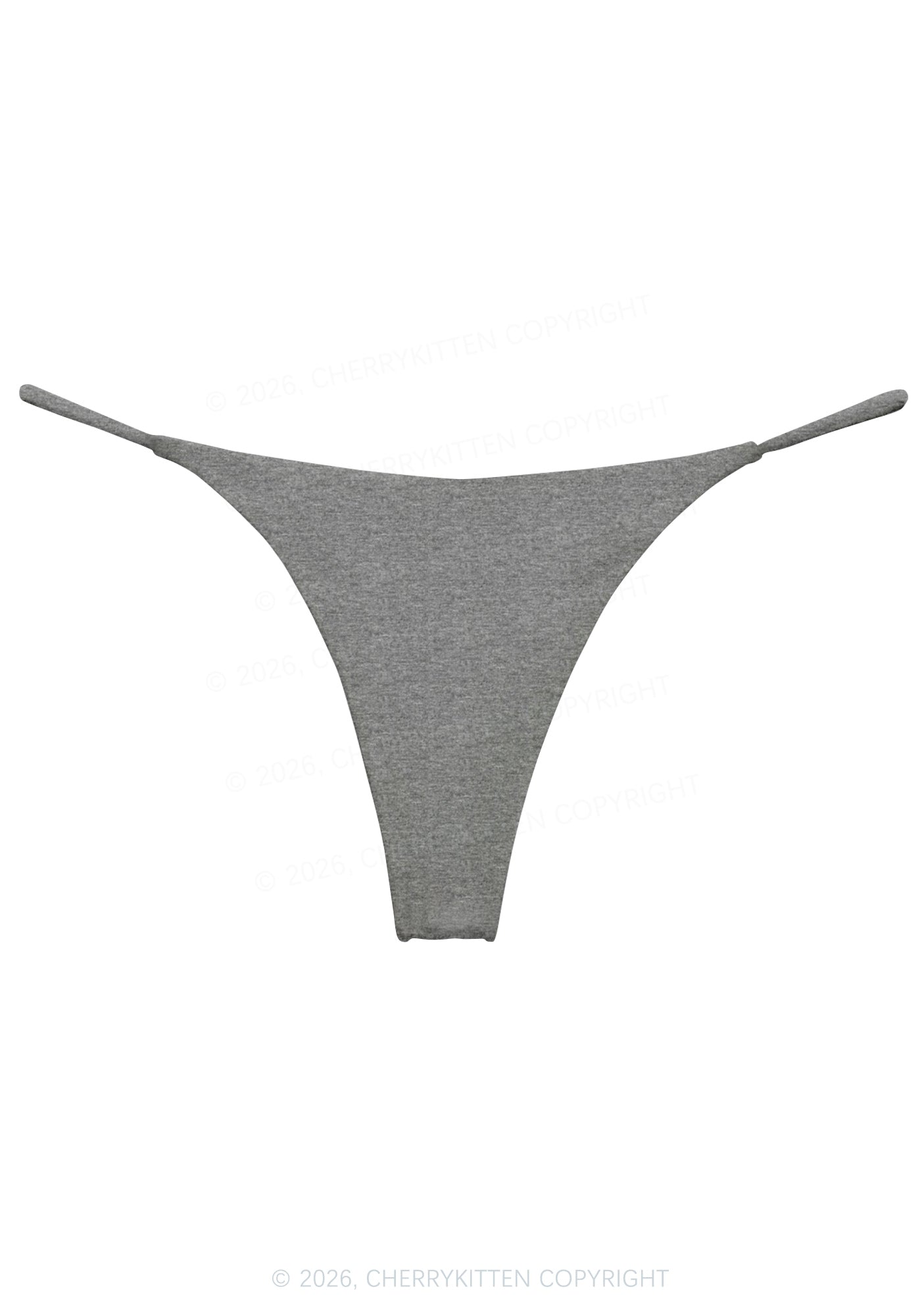 Plain Y2K Bikini String Thong Cherrykitten