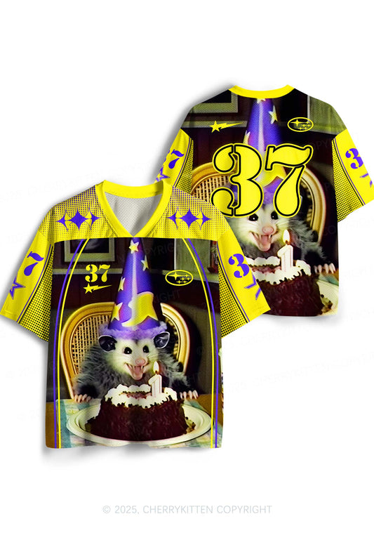 Custom Birthday Rat Y2K Sport Jersey Shirts Cherrykitten