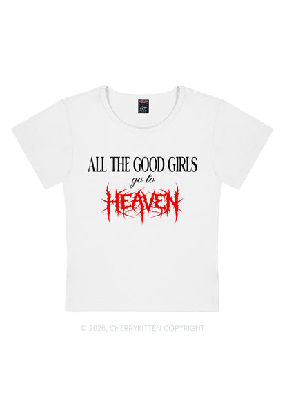 Good Girls Go To Heaven Y2K Baby Tee Cherrykitten