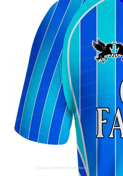 Blue Gods Favorite Fag Pride Y2K Football Jersey Shirts Cherrykitten