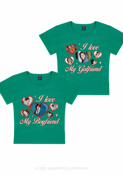 Custom Boyfriend Girlfriend Photos Y2K Valentine's Day Baby Tee Cherrykitten