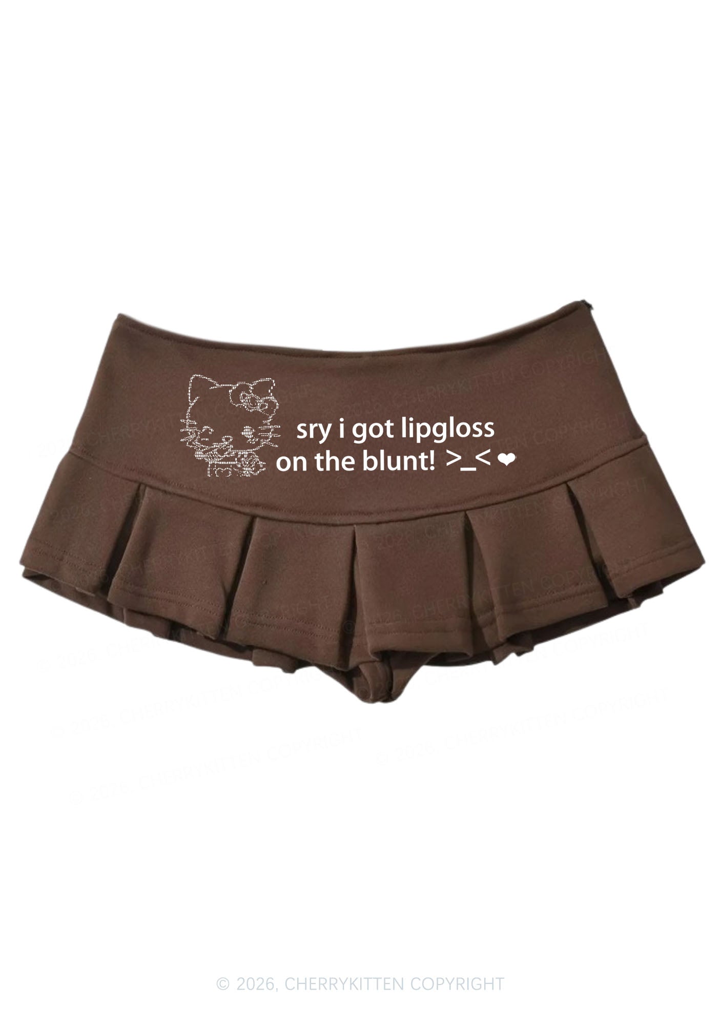 Sorry About Lipgloss Y2K Mini Pleated Skirts Cherrykitten