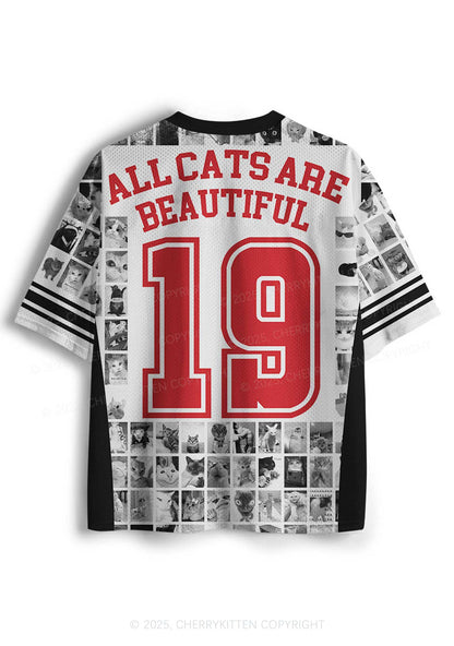 Custom ACAB Cats Y2K Sport Jersey Shirts Cherrykitten