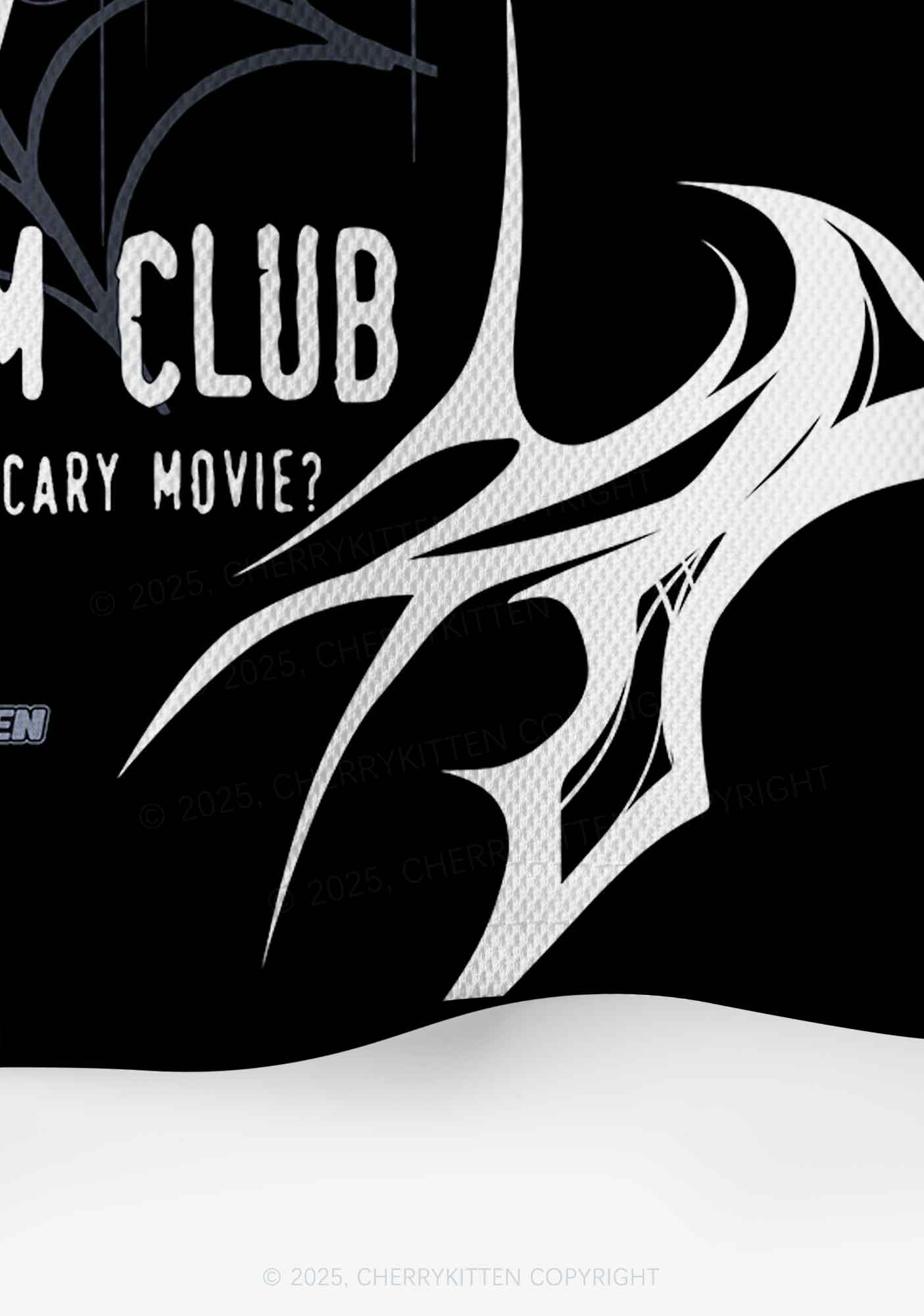 Custom Halloween Horror Film Club Y2K Crop Sport Jersey Shirts Cherrykitten
