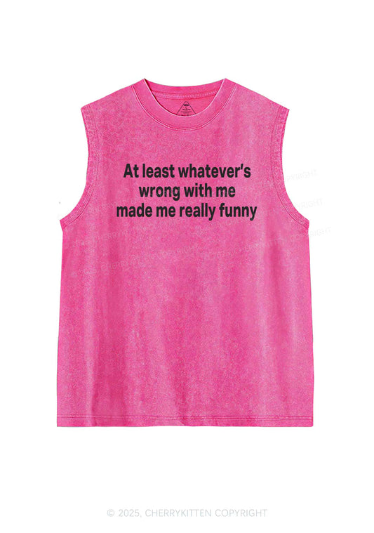 Made Me Really Funny Y2K Washed Tank Cherrykitten