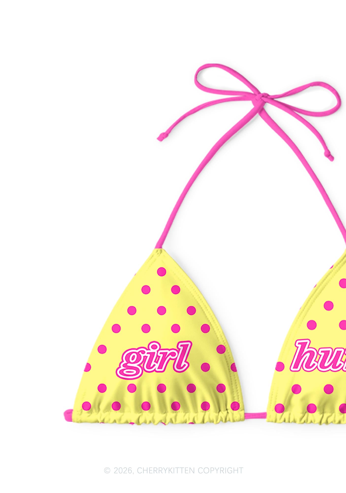 Girl Hunter Dots Pride Y2K Print Bikini Set Cherrykitten