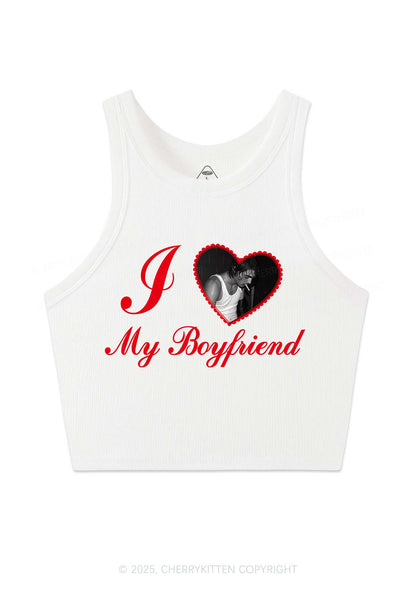Custom Heart My BF GF Y2K Crop Tank Top Cherrykitten