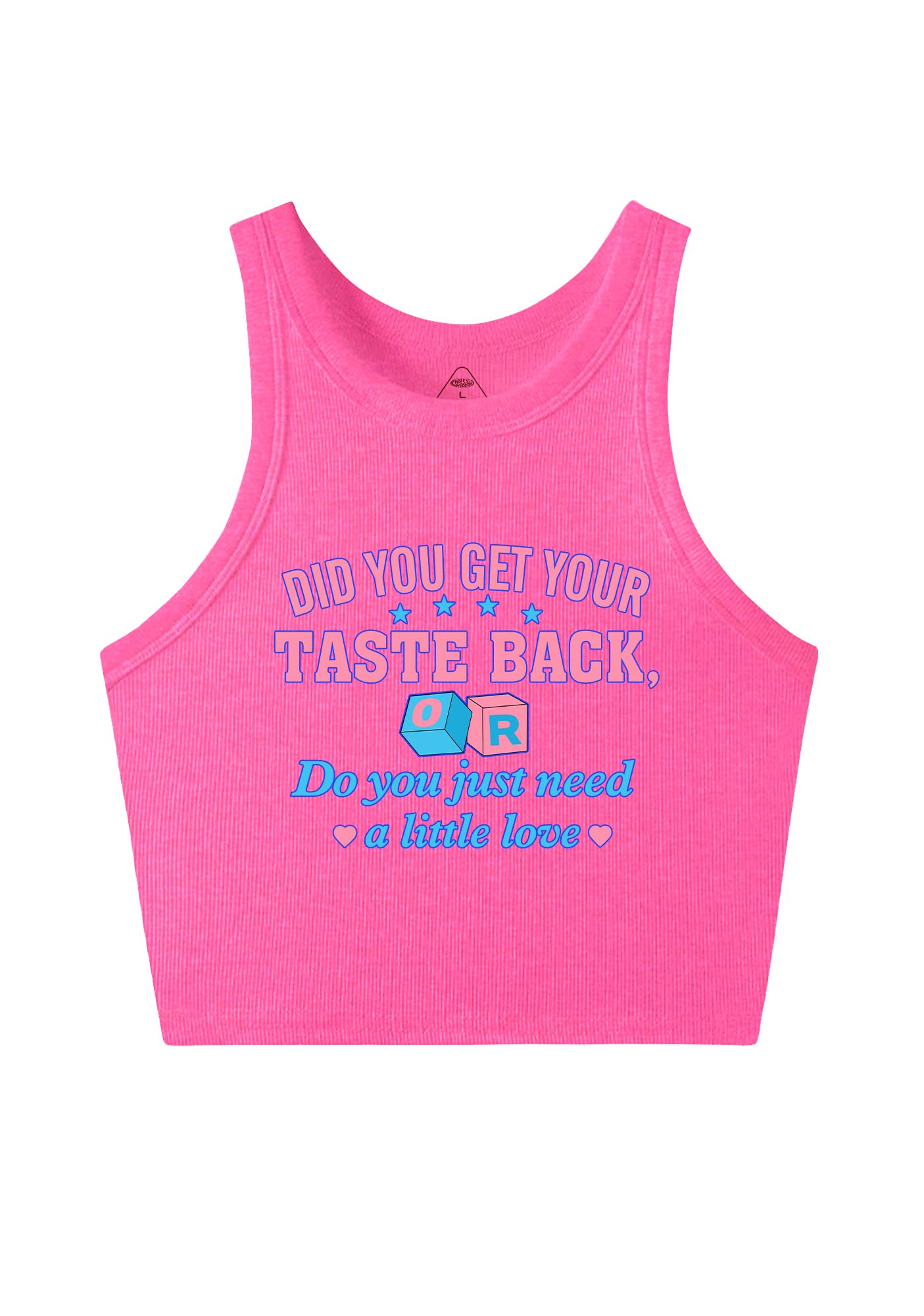 Get Your Taste Back Y2K Crop Tank Top Cherrykitten