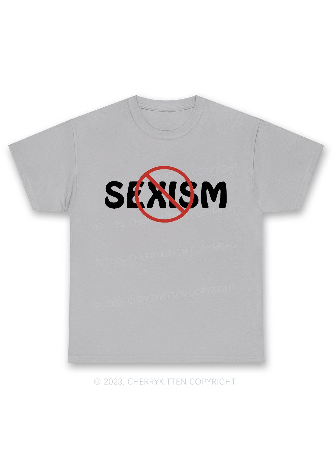 Stop Sexism Y2K Chunky Shirt Cherrykitten