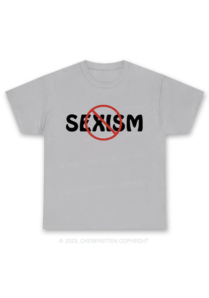 Stop Sexism Y2K Chunky Shirt Cherrykitten