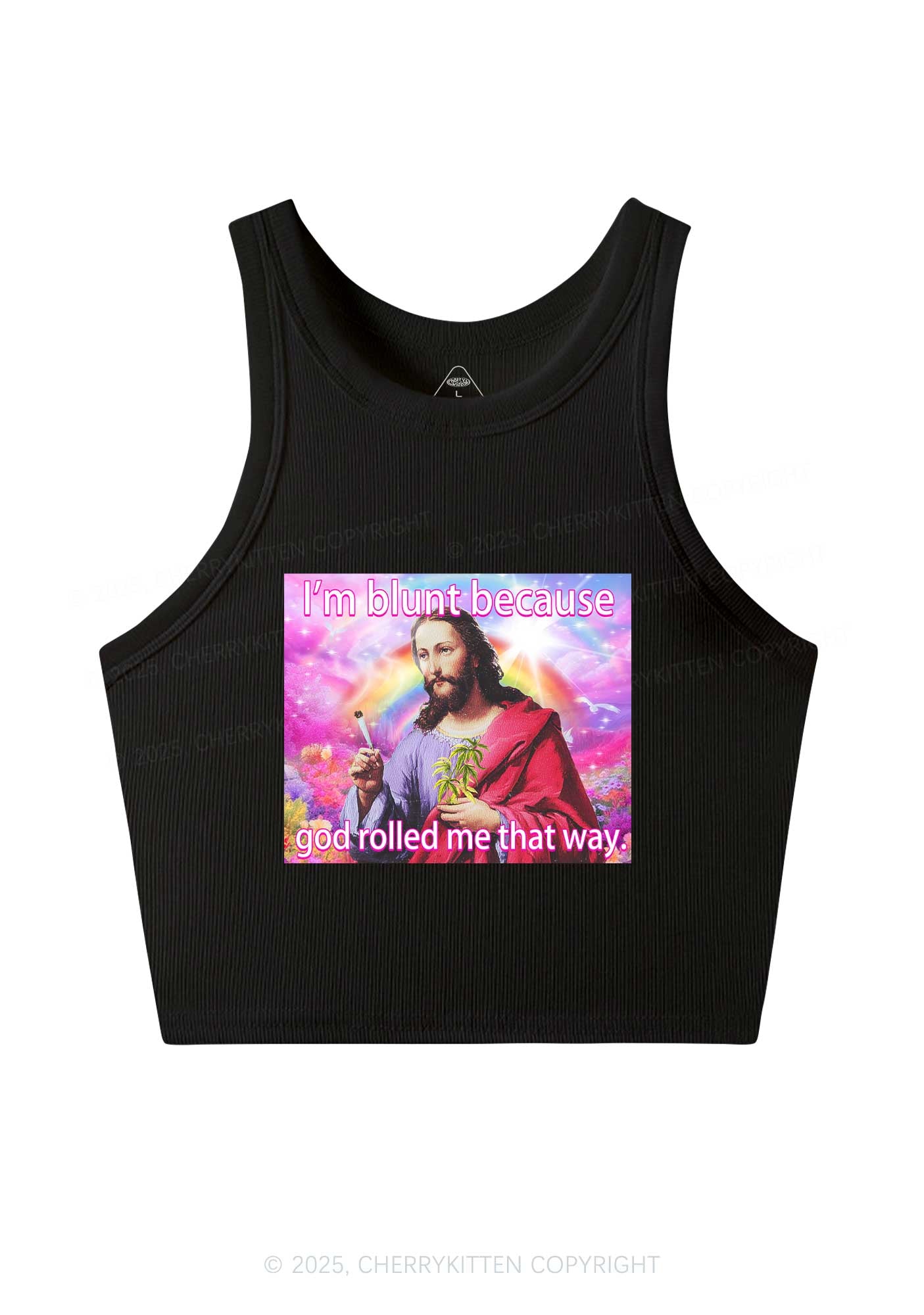 Im Blunt Y2K Crop Tank Top Cherrykitten