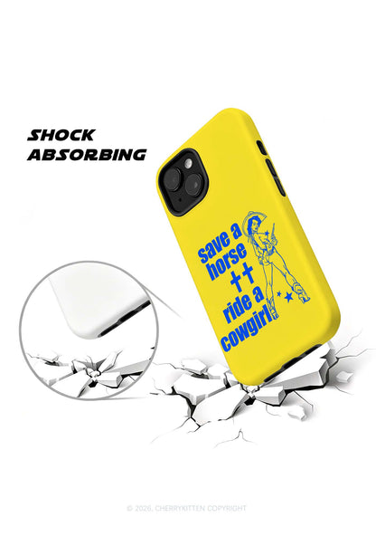 Save Horse Ride Cowgirl Pride Y2K Phone Case Cherrykitten