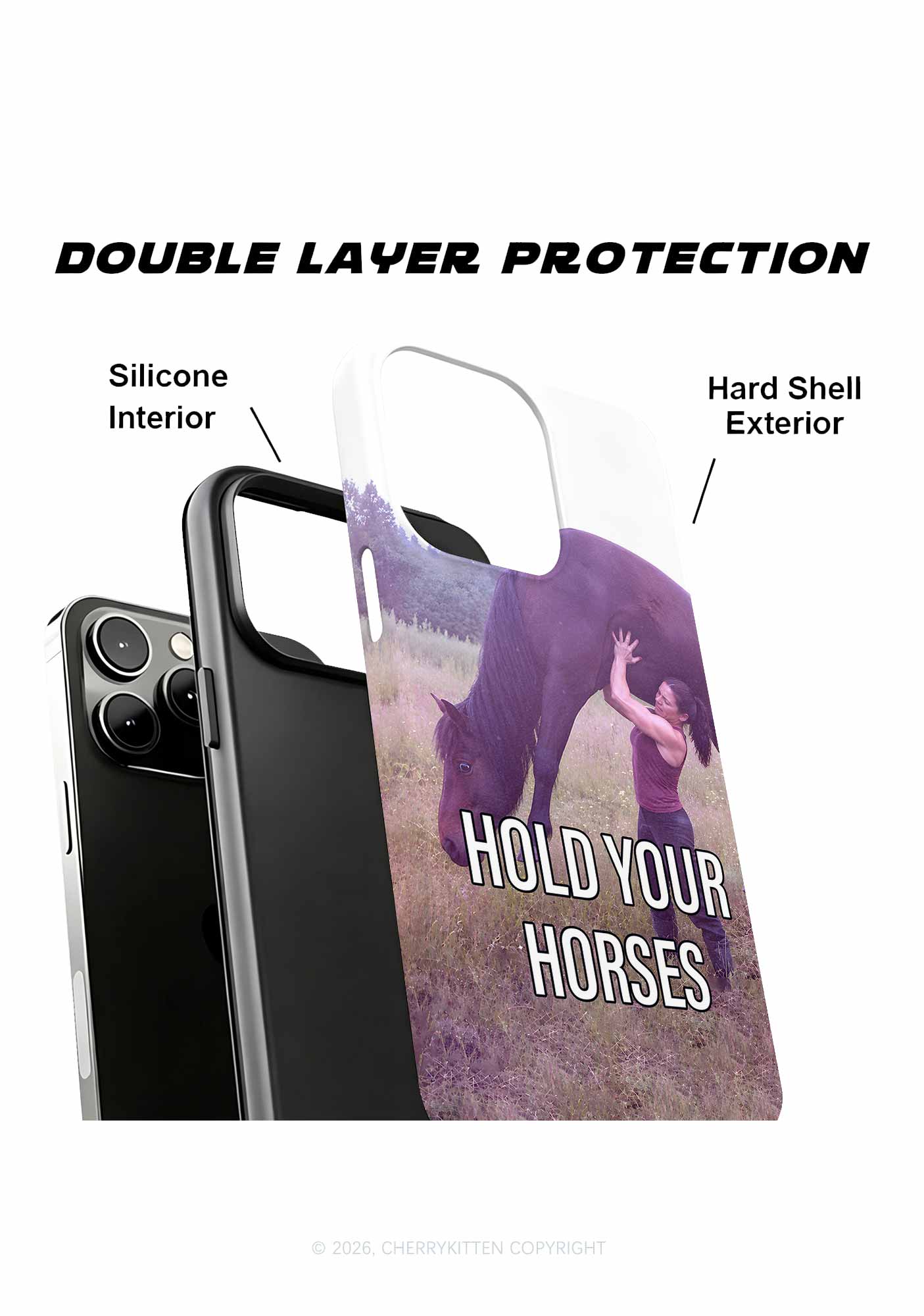Hold Your Horses Y2K Phone Case Cherrykitten
