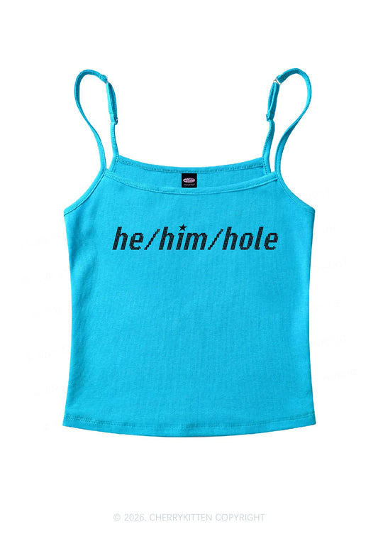 He Him Hole Pride Y2K Spaghetti Strap Cami Cherrykitten