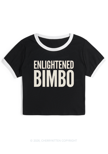 Enlightened Bimbo Y2K Ringer Tee Cherrykitten